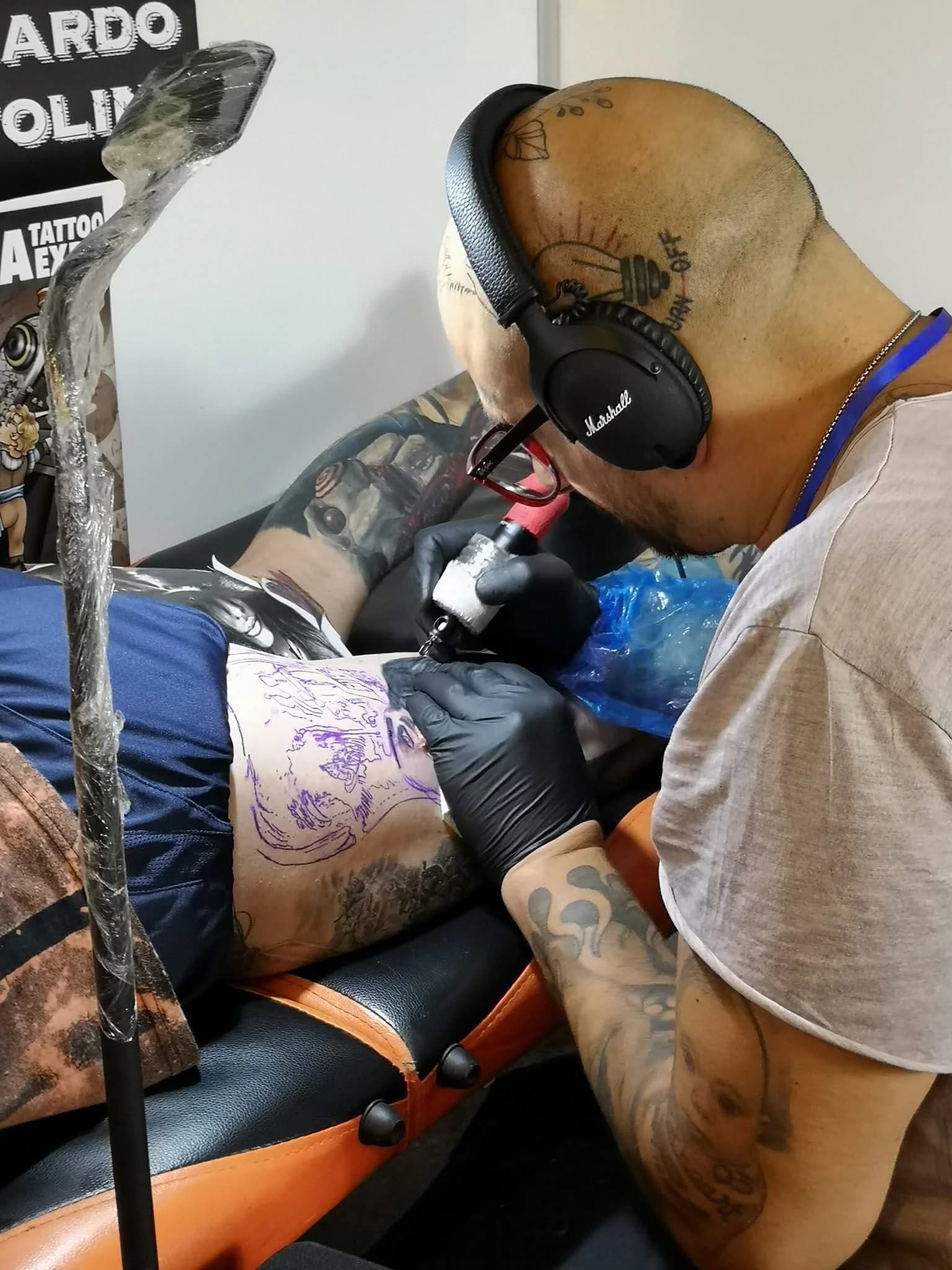 Großflächiges Backpiece